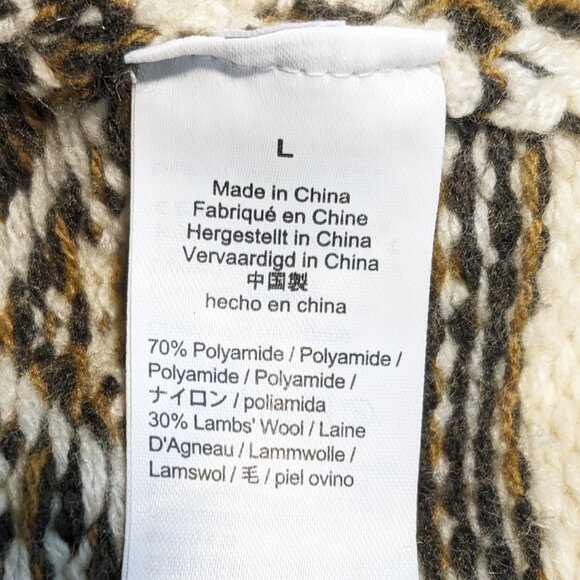 J. CREW Diamond Fair Island Cardigan - Picture 8 of 8